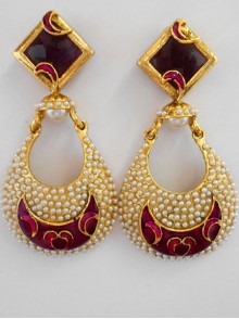 Polki Earrings